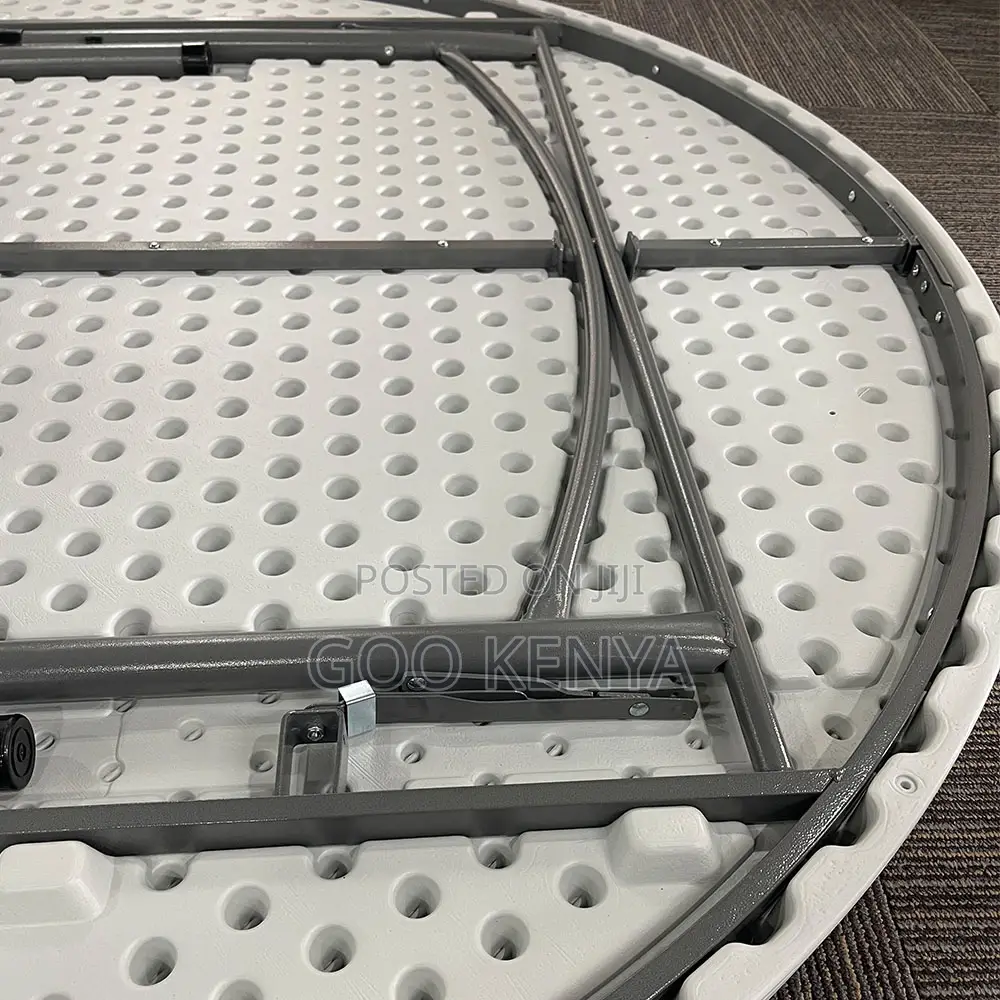 Foldable Table; Round Folding Plastic Banquet Table