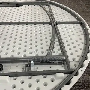 Foldable Table; Round Folding Plastic Banquet Table