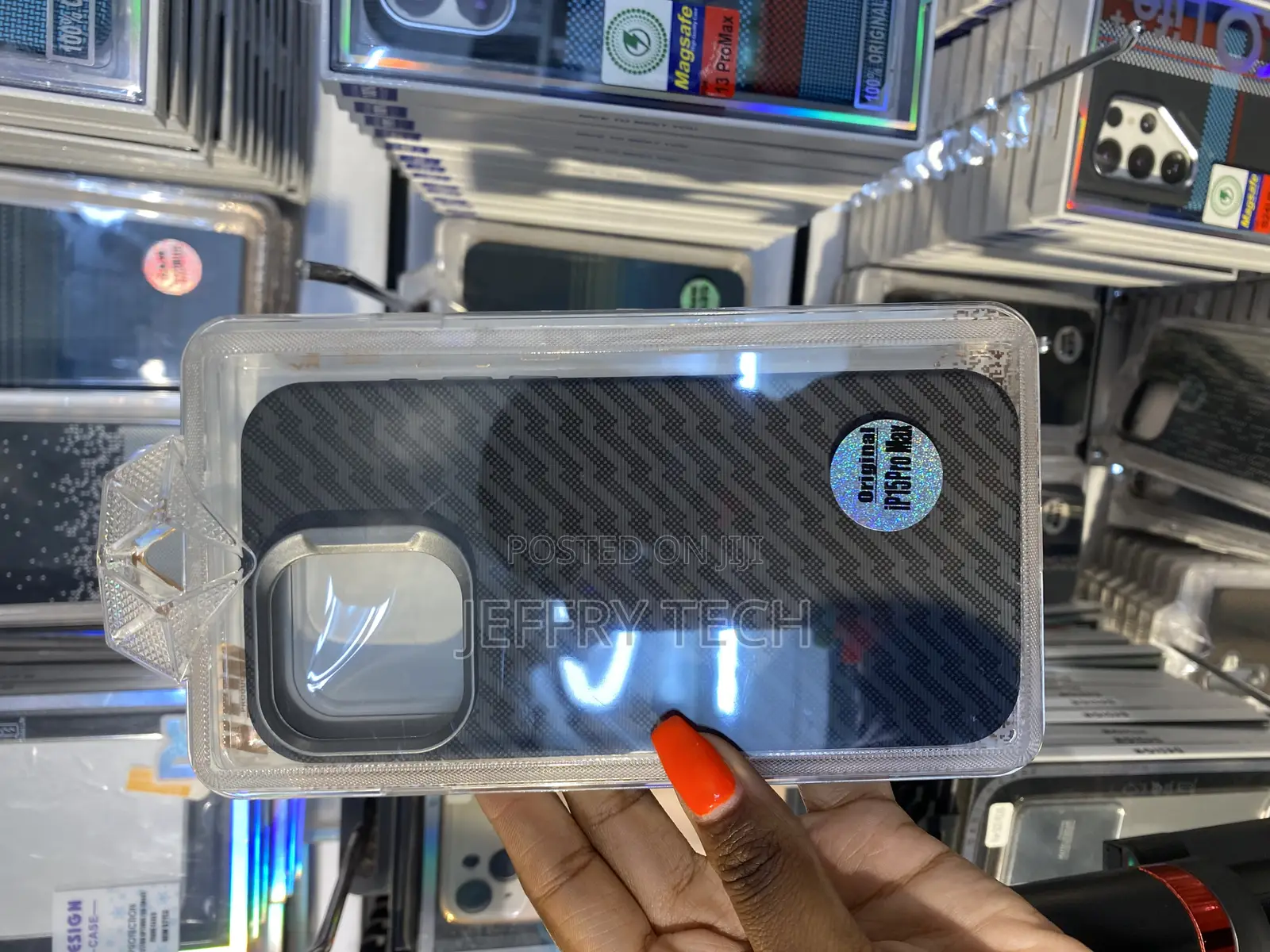 Mumi Aramid Case for iPhone 15 Pro Max Carbon Fiber