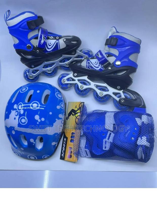 Skating Shoes Complete Sets With Guard N Helmets - main view