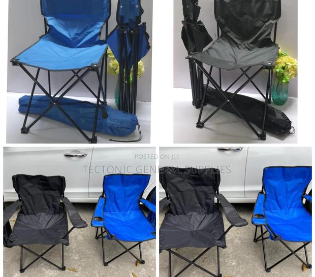 *Fodable Canvas Metallic Frame Camping Seat/Chair - main view