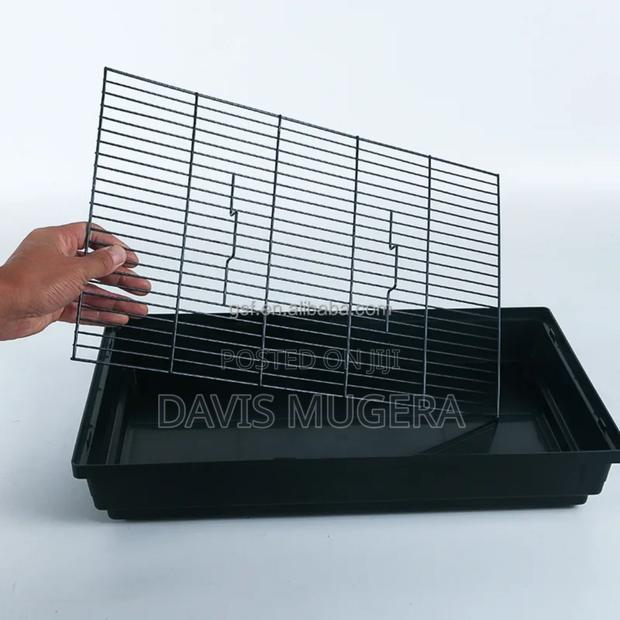 Hamster Rabbit Metallic Cage - Large Size (47*30*30cm) - thumbnail 5
