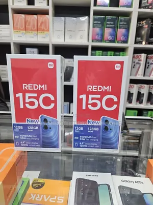 New Xiaomi Redmi 15C 4G 128 GB Black