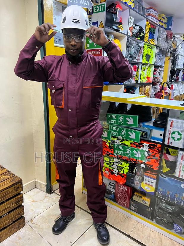 Maroon Electrician Overall