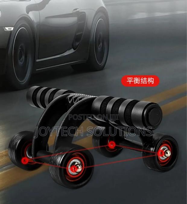 New Ab Roller Wheel Knee Mat,Automatic Rebound Abdominal Roller.