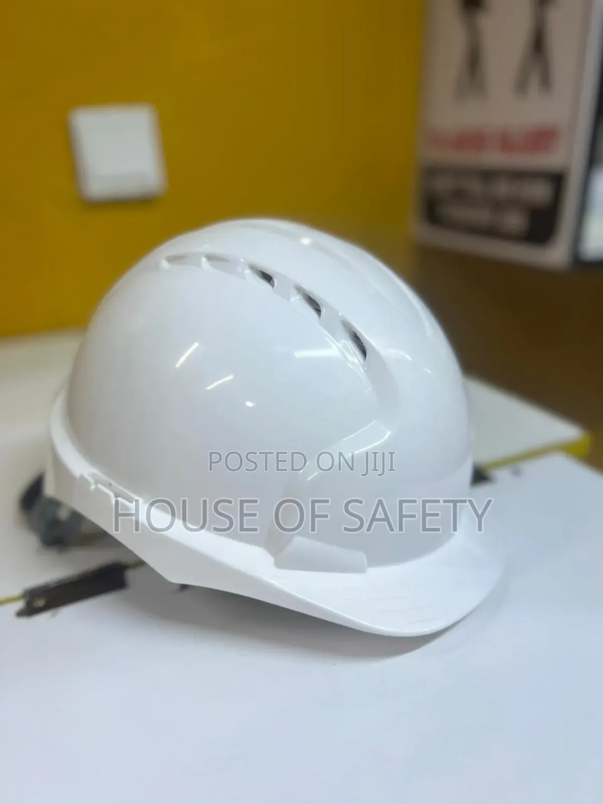 White Breathable Heavy Duty Helmets