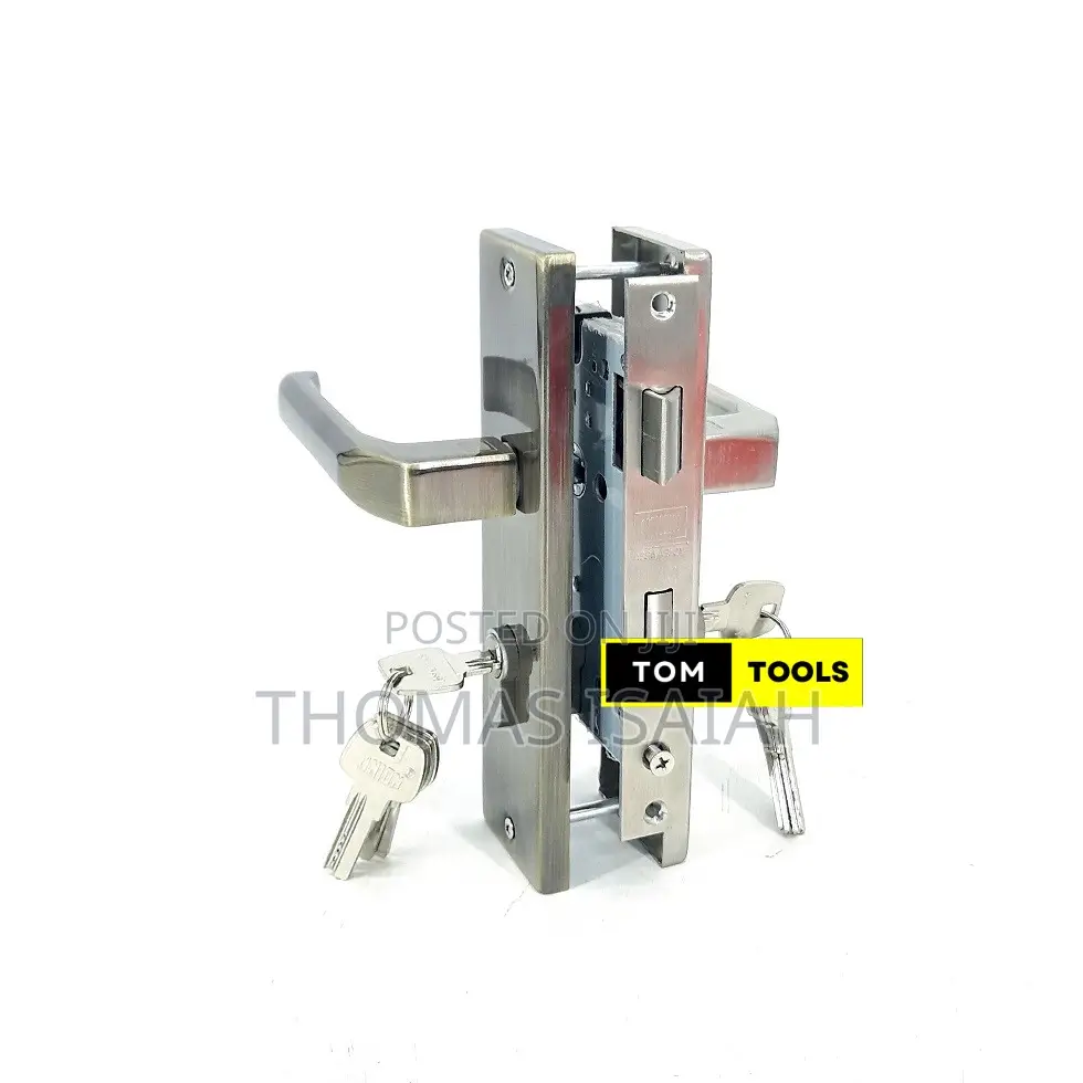 Union Assa Abloy F19 58mm Cylinder 5 Keys Lockset With Brass Finish