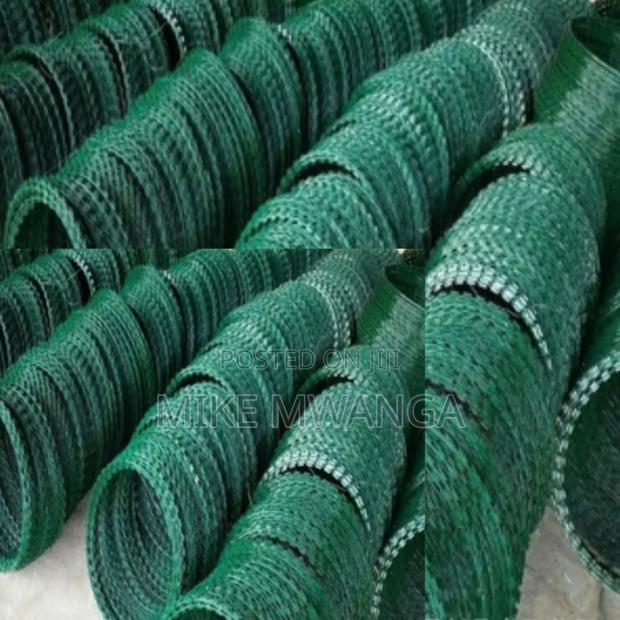 Industrial Fencing PVC Razor Wire