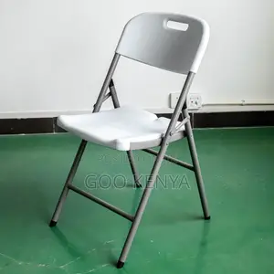 Events Chair; Durable Outdoor White Plastic Folding Chair