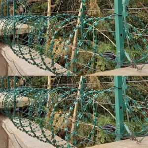 Long Lasting Durability PVC Razor Wire