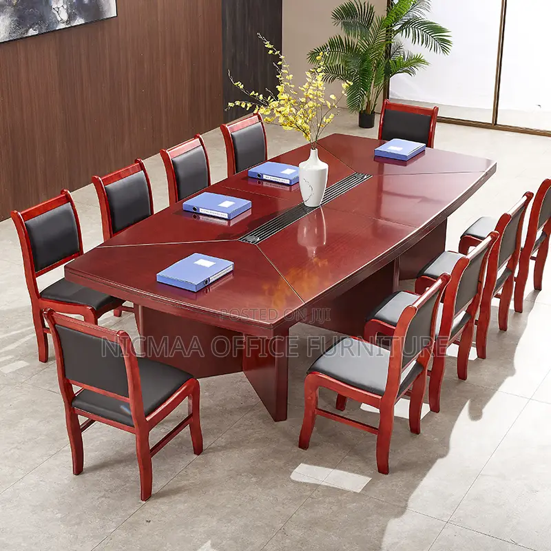 Office Table: Premium Wood Finish Authentic Setup Executive Table