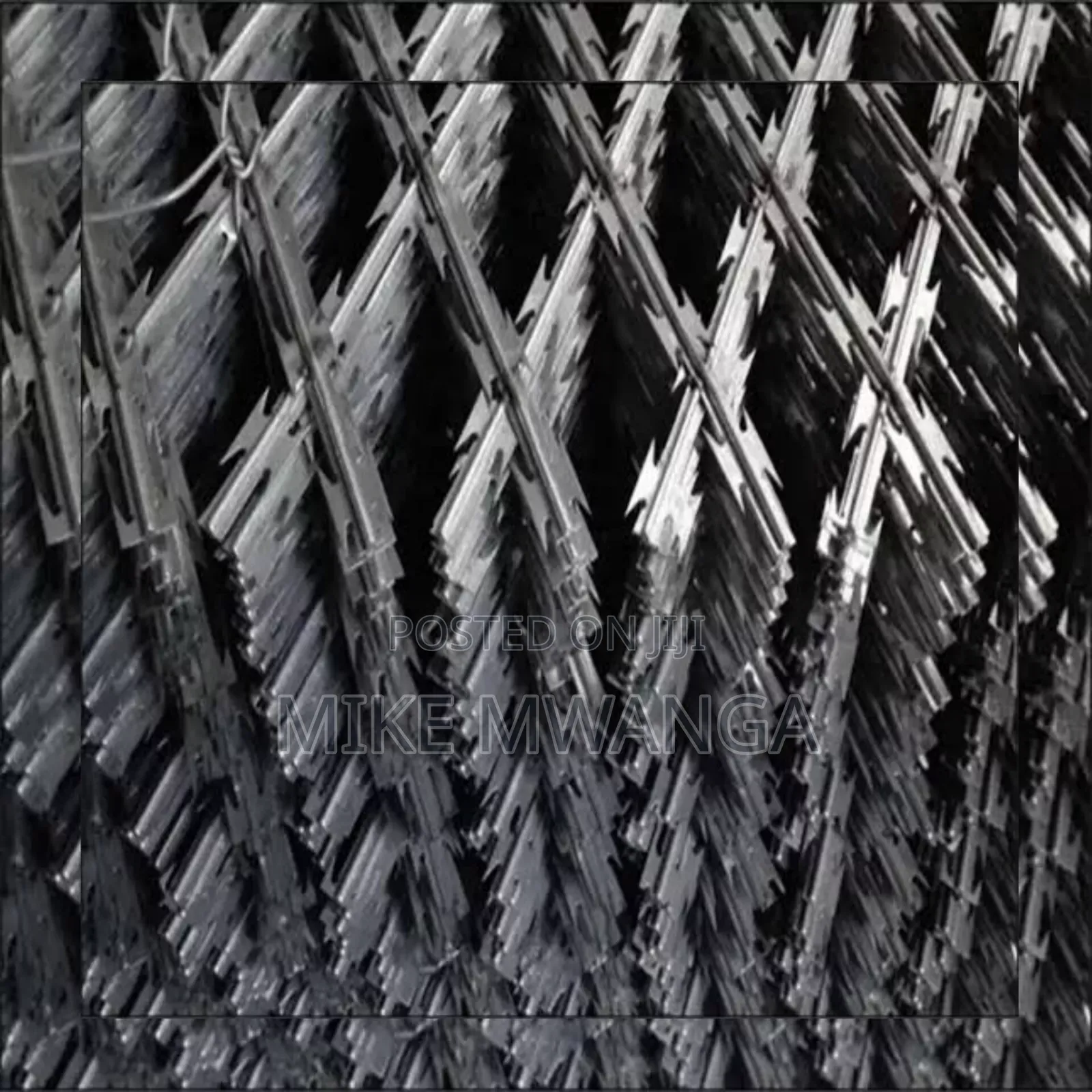 High -Strength Welded Razor Wire, 5ft Height