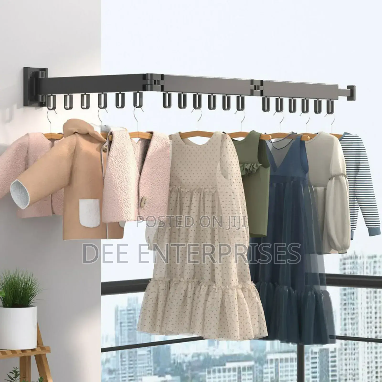 Foldable Wall Mounted Drying Rack Clothes
