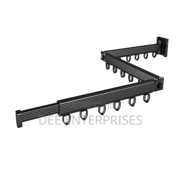 Foldable Wall Mounted Drying Rack Clothes - thumbnail 4