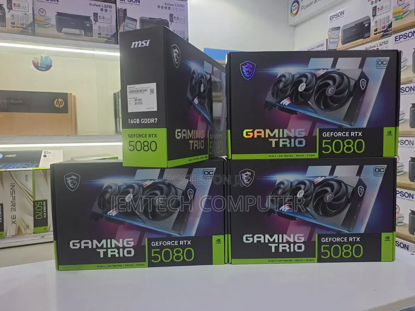 Geforce RTXTM 5080 16g Gaming Trio Oc White