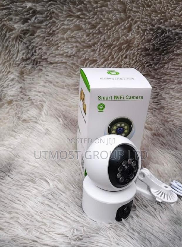 Dual Lens Smart CCTV Camera Wifi Home Security 2 Way Talk Night Vision - main view