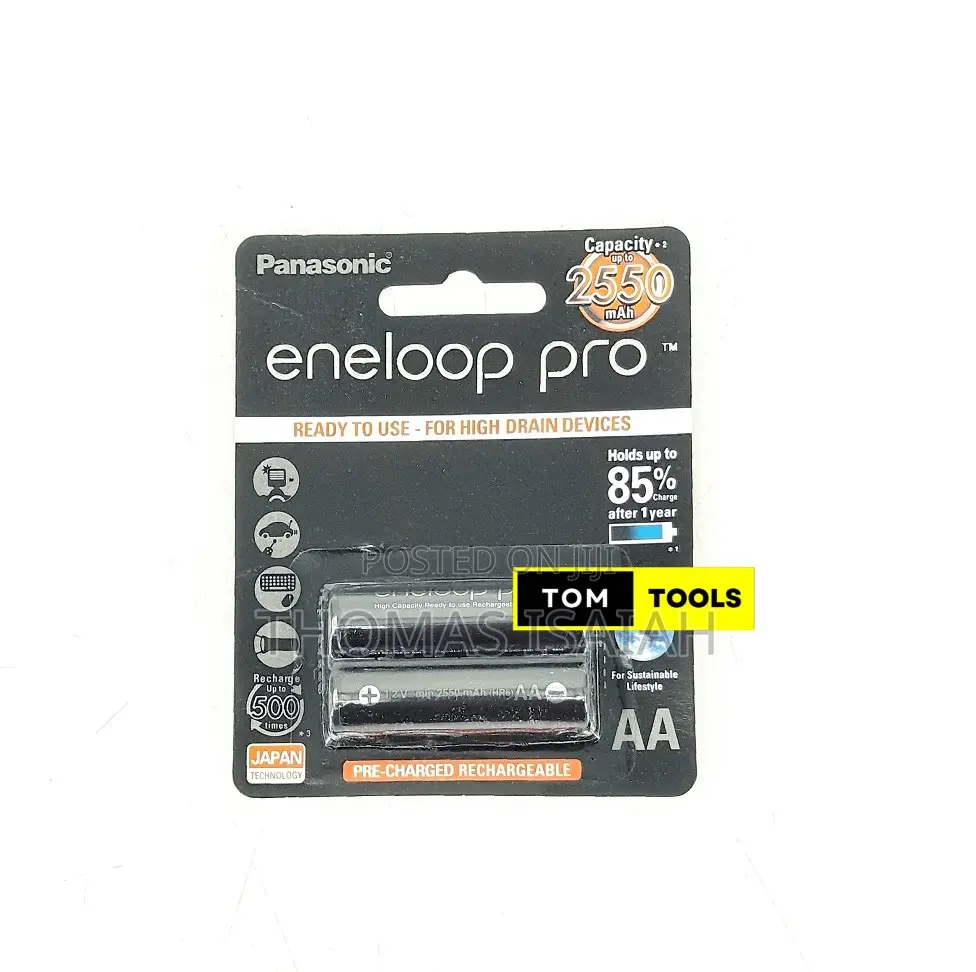 Panasonic Eneloop Pro 2550mah Aa Rechargeable Batteries