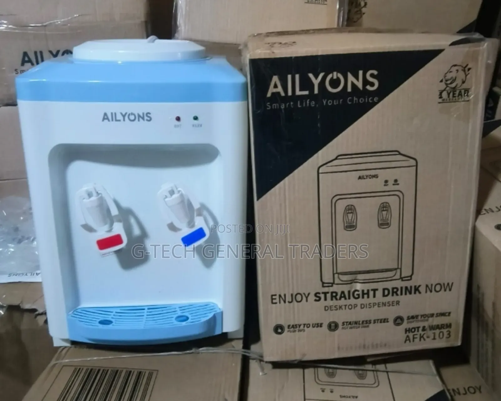 Ailyons Table Top Hot And Normal Luxurious Water Dispenser