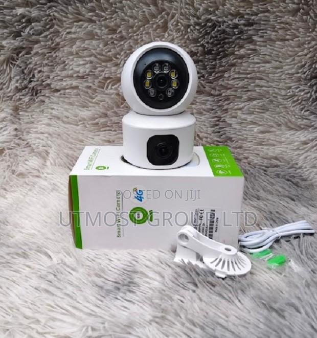 Affordable Security Camera With Dual Lens 4 Mp Smart Wifi CCTV Camera