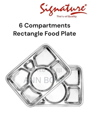 33 Cm (5in1) Stainless Steel Food (Pav Bhaji) Plates