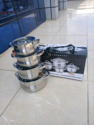 Stainless Steel Cookware Edenberg 8 Pieces - thumbnail 2