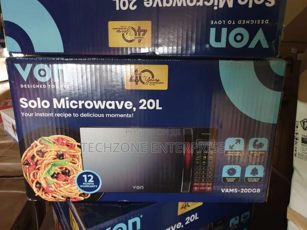 Von Vams-20dgb Solo Microwave, 20 Litres - 700 Watts