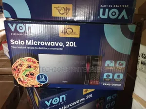 Von Vams-20dgb Solo Microwave, 20l - 700w With Touch Panel 