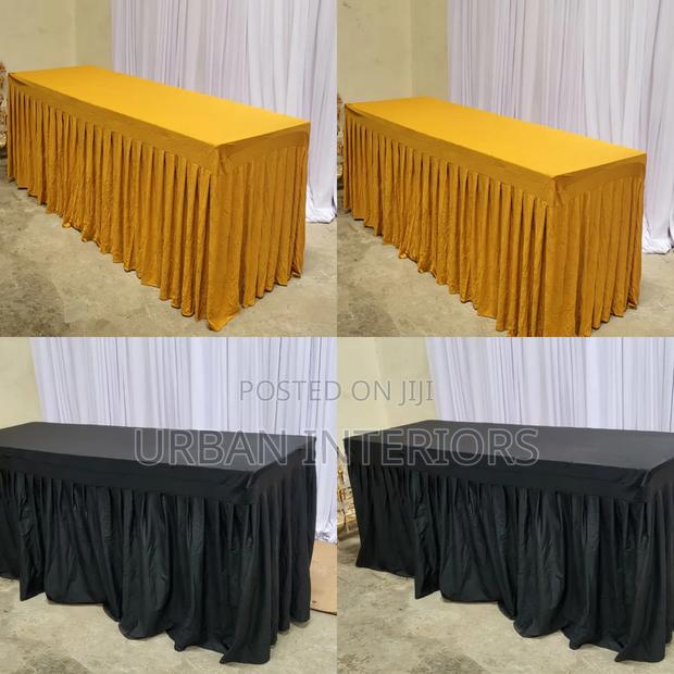 Yellow Black Tablecloths Yellow Black Tablecloths - main view