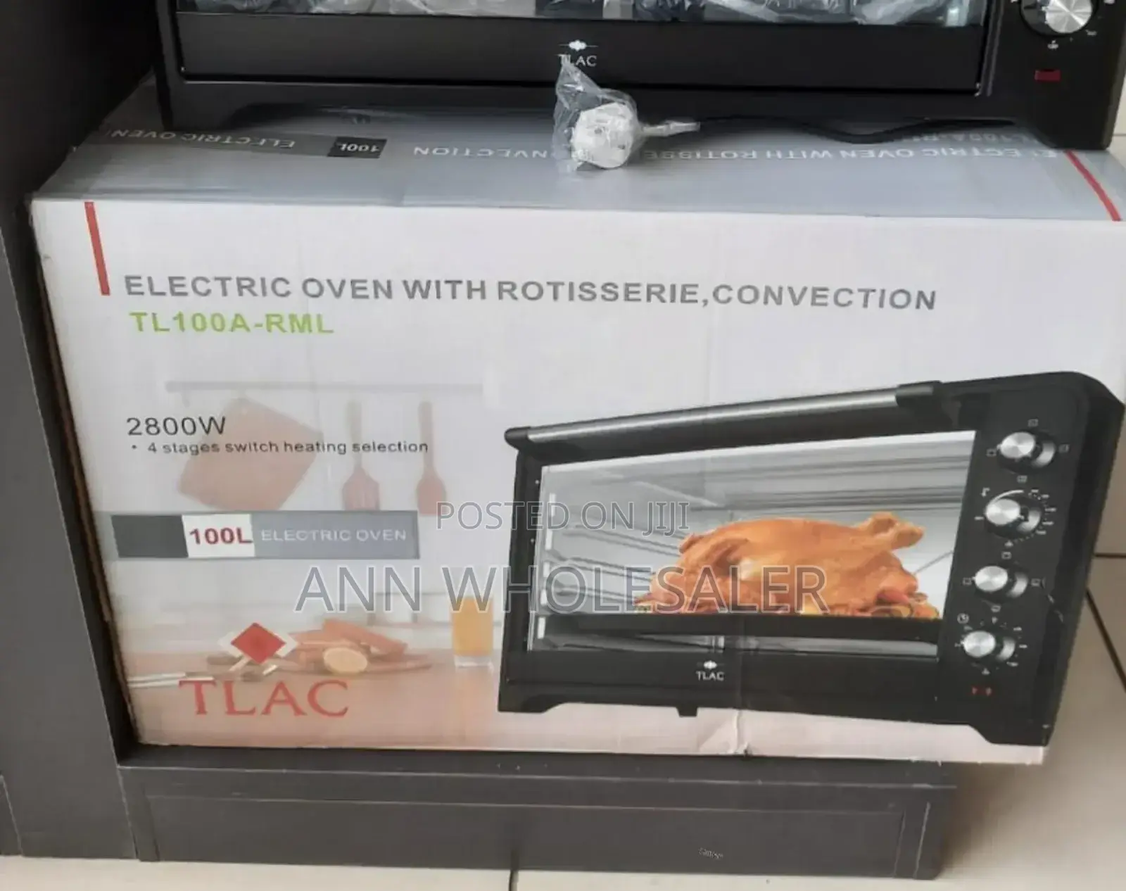 4 Stages With Heating Selection Tlac 100 L Oven 
