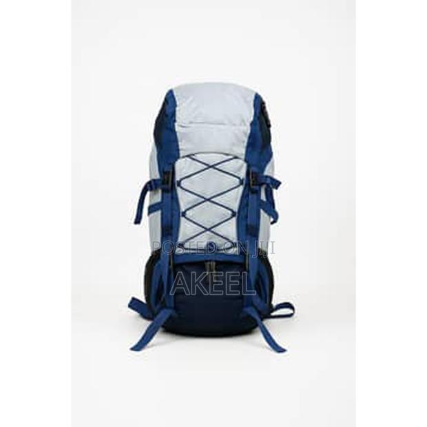 Blue and White Hiking Backpack - thumbnail 6
