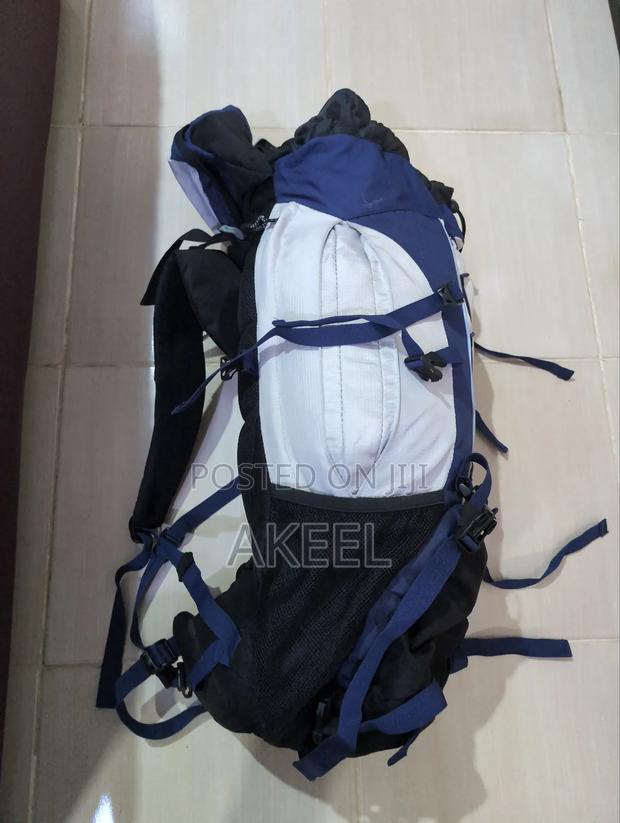 Blue and White Hiking Backpack - thumbnail 3