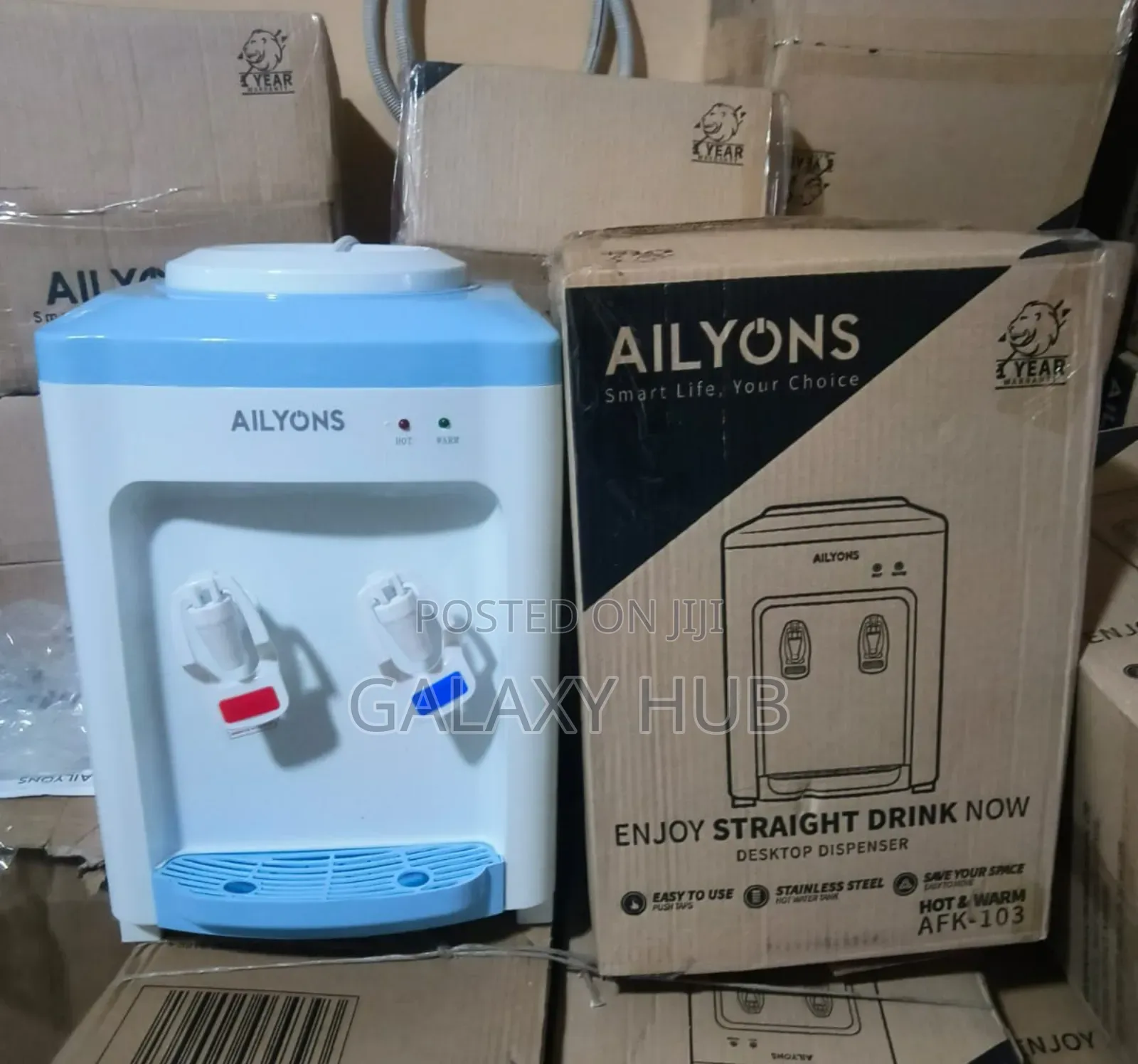Ailyons Afk-103 Table Top Hot Normal Water Dispenser