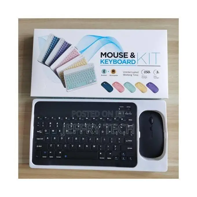 Portable Wireless Bluetooth Keyboard and Mouse Set for Iphon