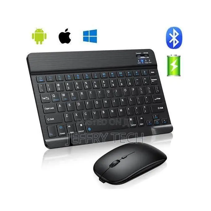 Portable Wireless Bluetooth Keyboard and Mouse Set for Iphon