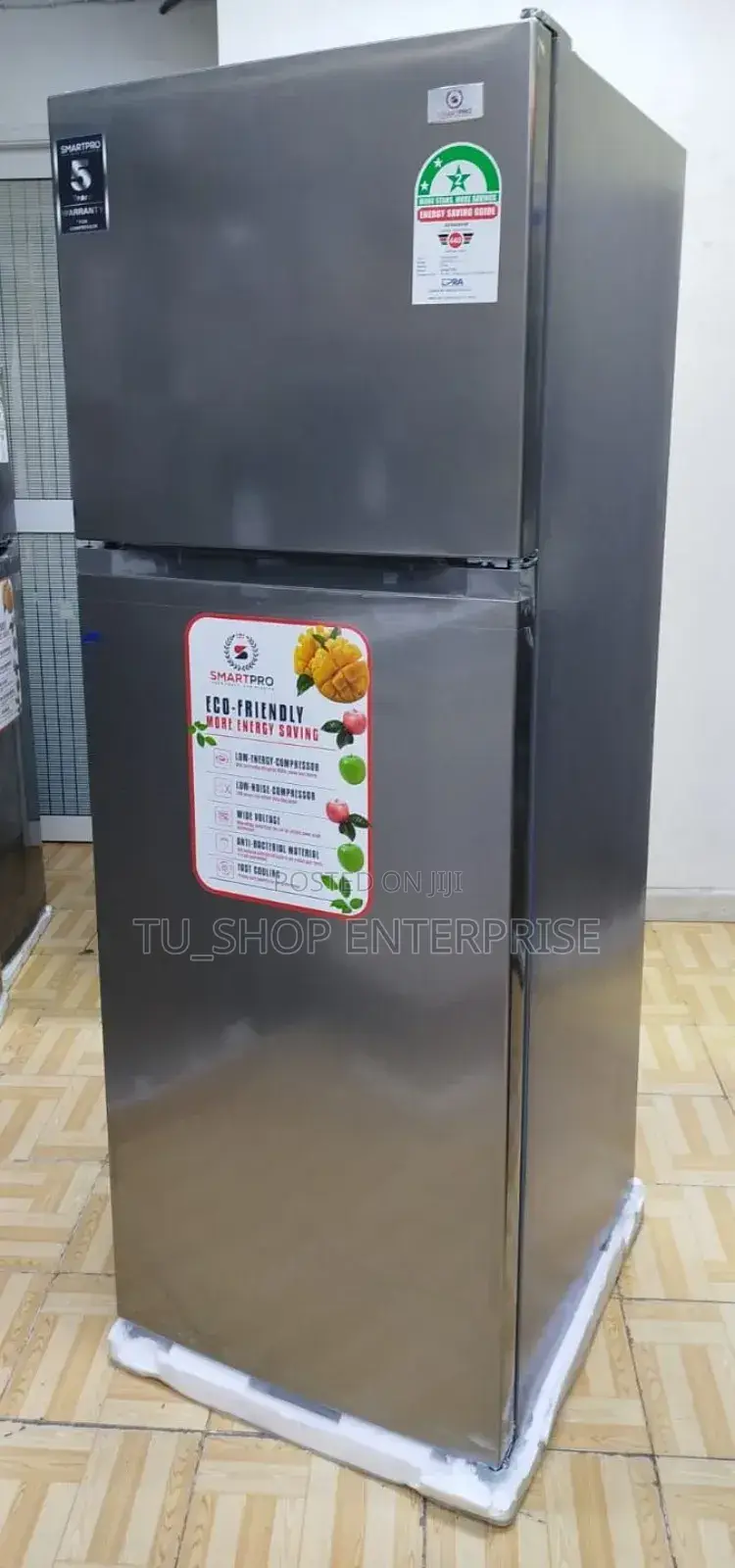 348litres Smartpro Double Door Fridge SFR-435dt-I