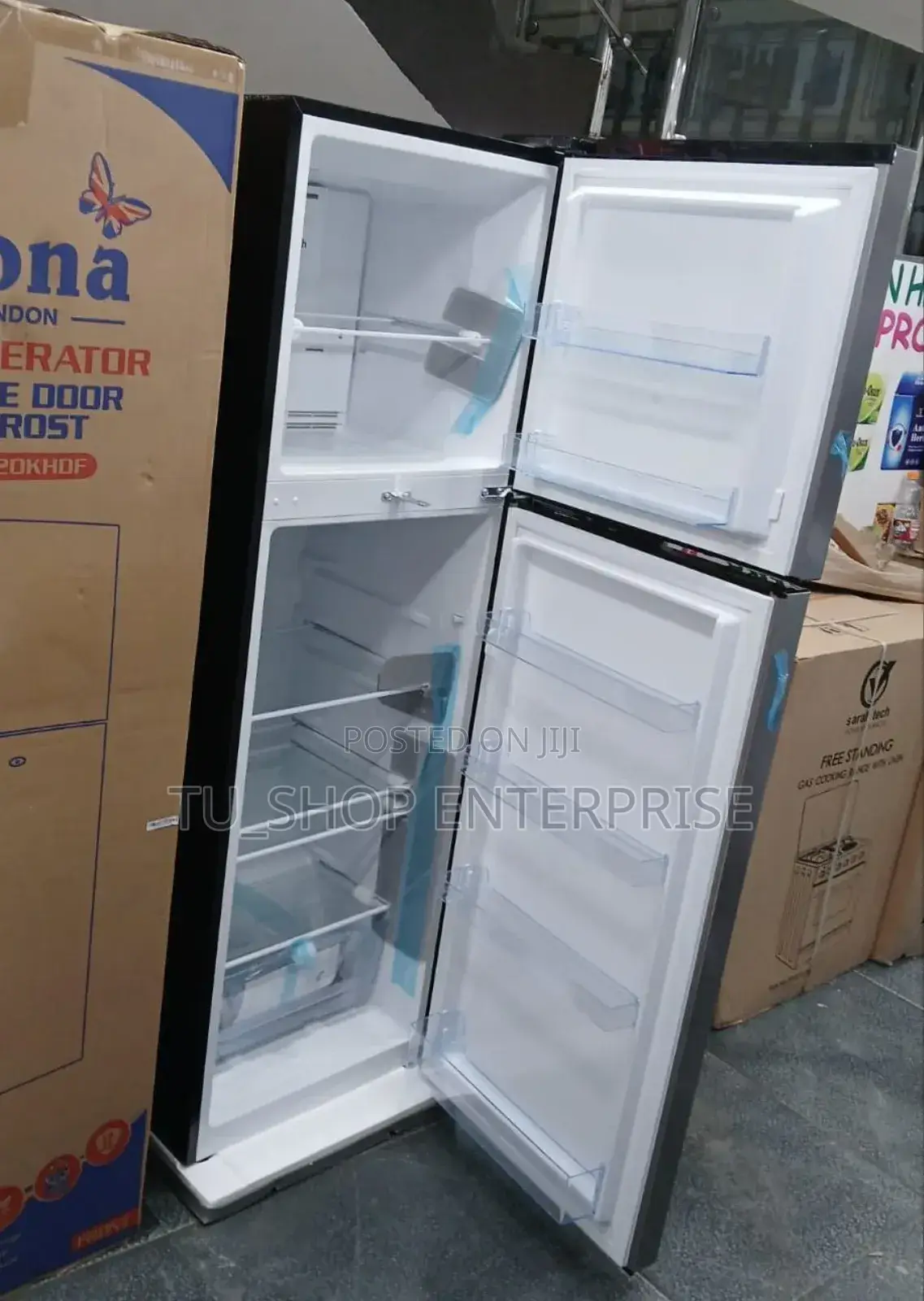 Icona 275litres Double Door Fridge No Frost