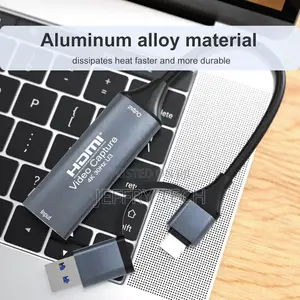 Video Capture Card, Hdmi to Usb 3.0 Type-C for Gaming, Ma