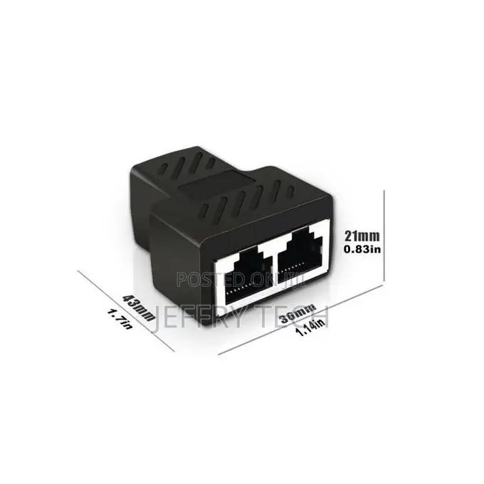 1 to 2 Ways Rj45 Ethernet Lan