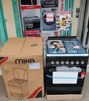 Mika Standing Cooker 3 Gas + 1 Electric, 58cm X58cm, Jetmst58uf31e4bx