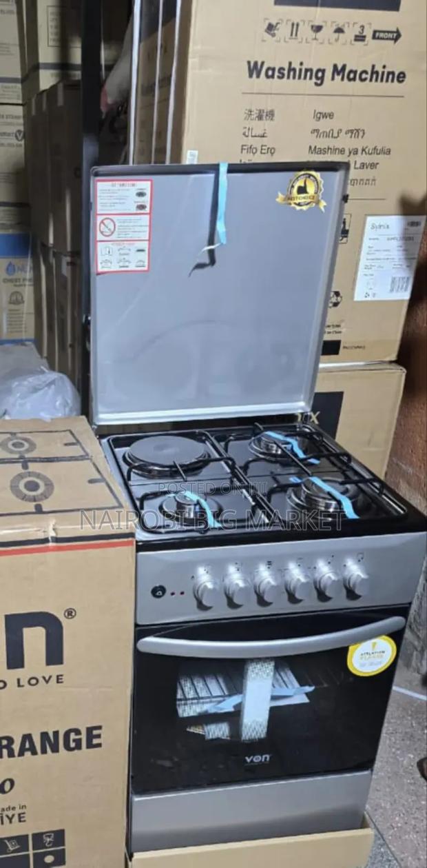 Gas Range 50 by 60 Von Standing Cooker - main view