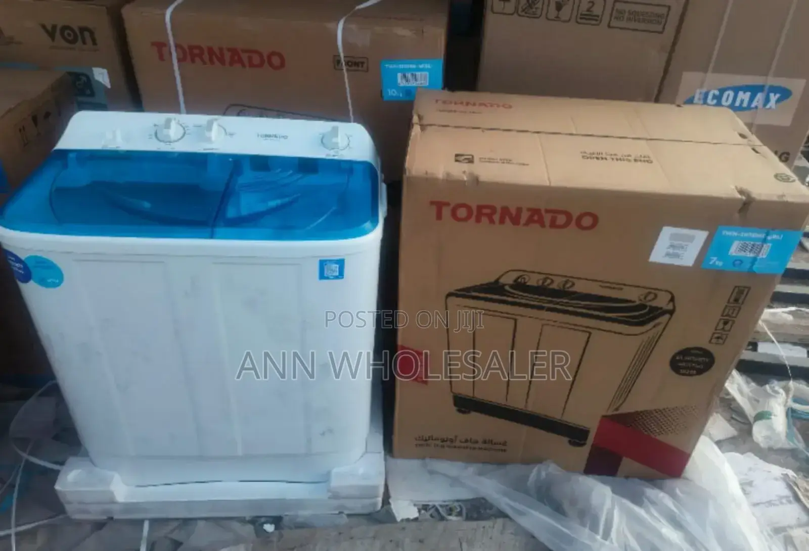 Two Tubs Tornado Washing Machine 7 KGS