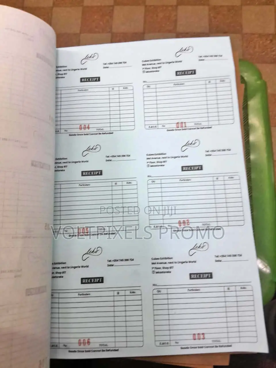 Receipt, Invoice, Lpo Design Printing