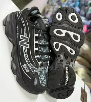 New Balance Sneakers 1000 Black Bandana ,Nb Shoes