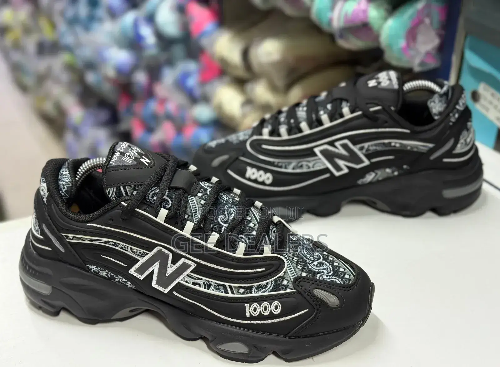 New Balance Sneakers 1000 Black Bandana ,Nb Shoes