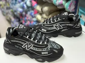 New Balance Sneakers 1000 Black Bandana ,Nb Shoes