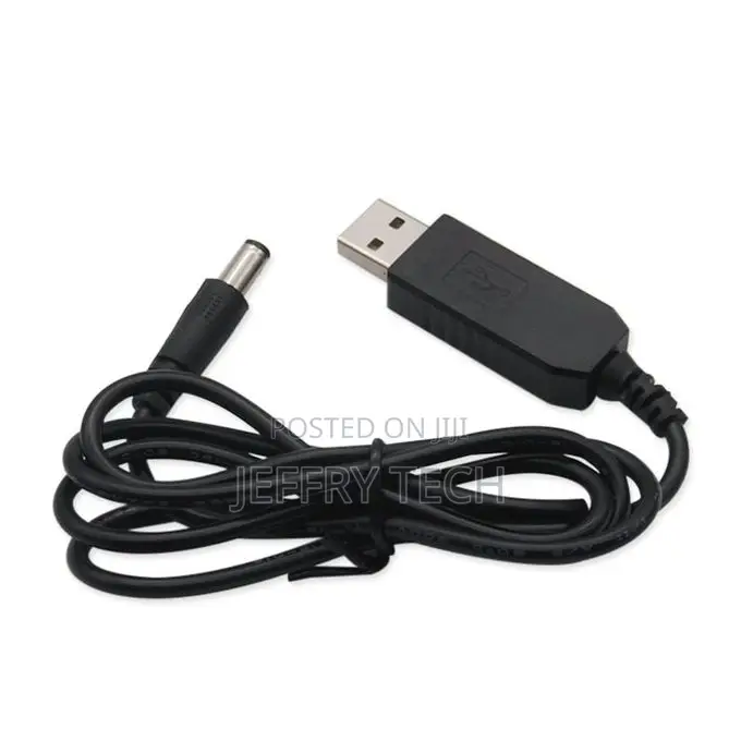 Usb Boost Cable 5v to 12v 1a Converter to Router\Modem\Wifi