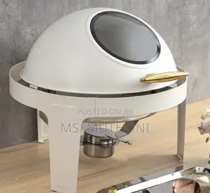 White Luxury Buffet Food Warmers / Serverware