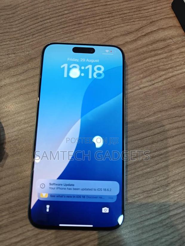 New Apple iPhone 15 Pro Max 256 GB Silver - thumbnail 2