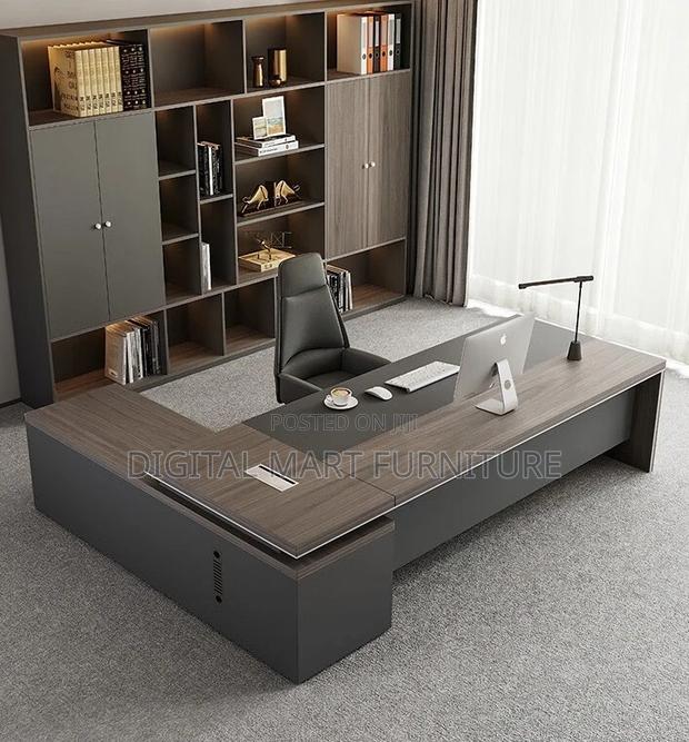 Office Desk: Expandable Office Desk With Storage 1.6m - thumbnail 3