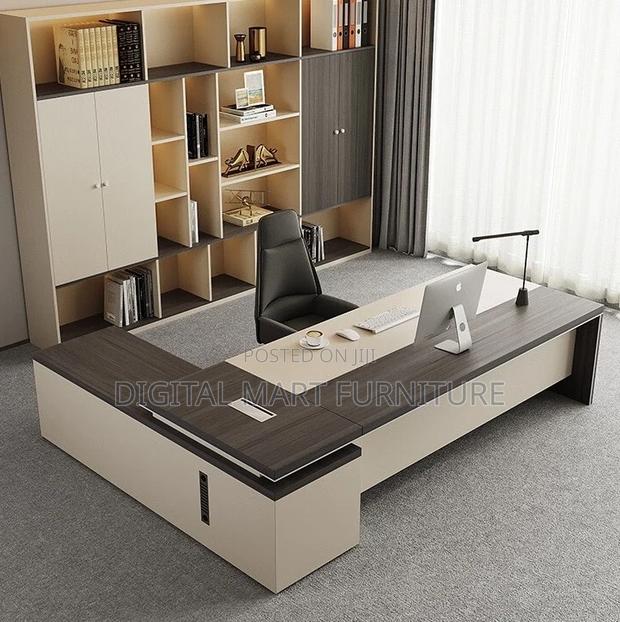 Office Desk: Expandable Office Desk With Storage 1.6m - thumbnail 4